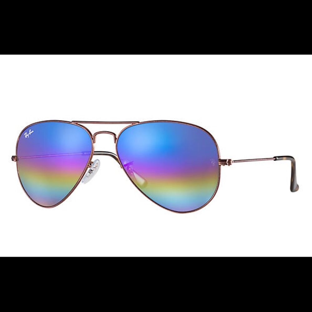 Ray Ban rainbow lense aviator